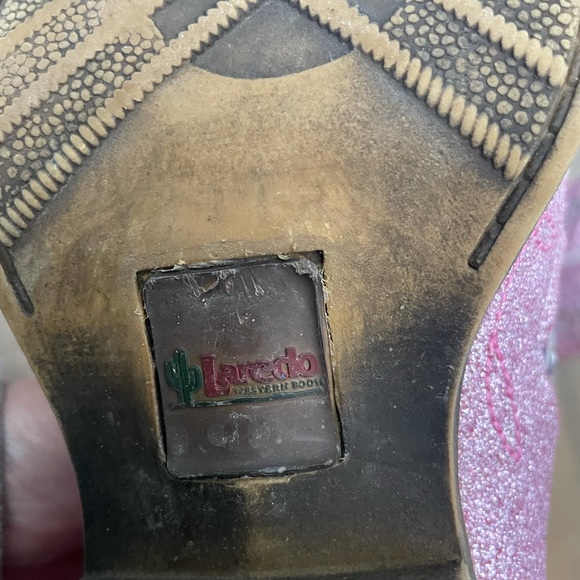 Laredo western boots girls size 1.5 - Picture 4 of 7